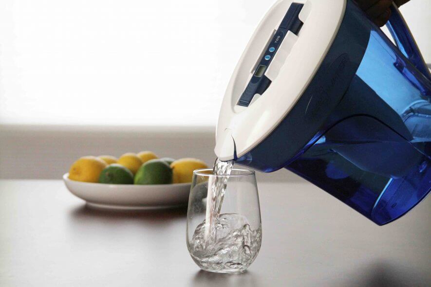 ZeroWater filter pitcher pour