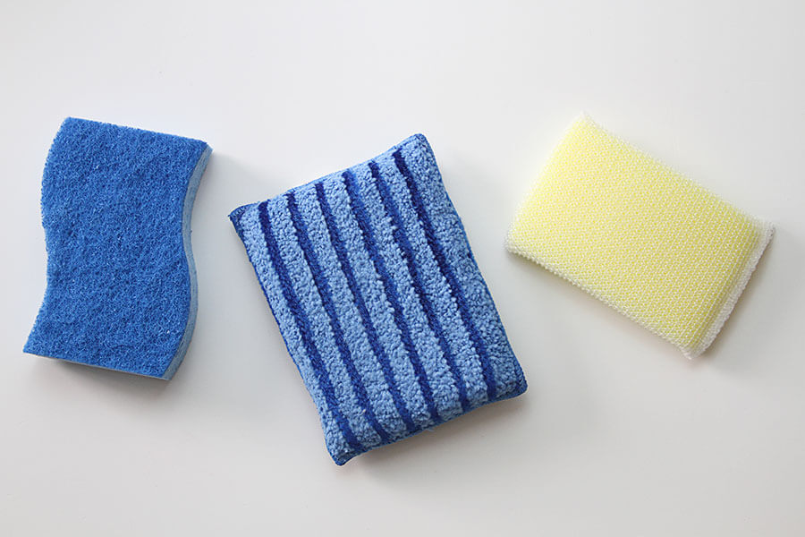 No Odor Scrub Pad (1PK) - Best Scrubbers for Cleaning Dishes and Reusable  Sponge Alternative - Scrubbie Pad for Dish Washing - Long Lasting