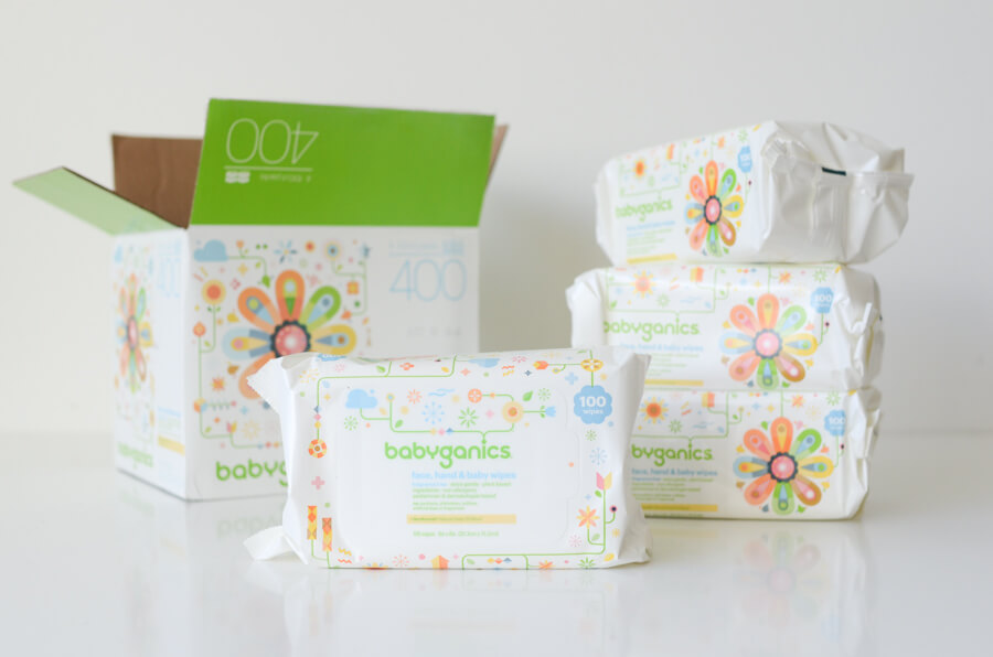 Packaging May Vary Babyganics Fragrance-Free Face Hand and Baby Wipes 