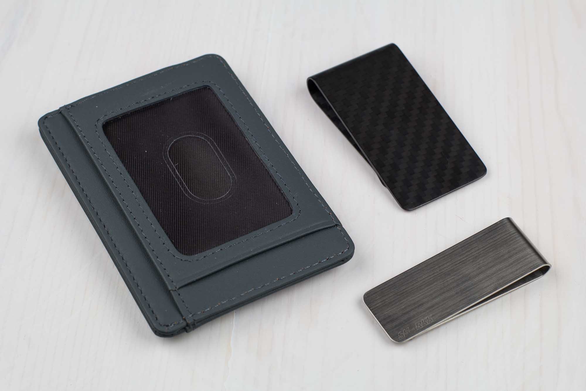 CL CARBONLIFE Men's Carbon Fiber Wallet Money Clip