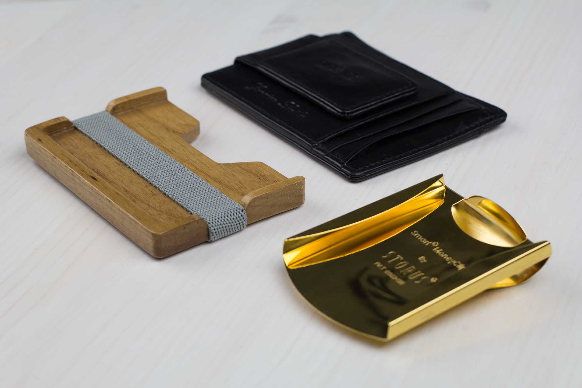 Cards and IDs|Gold Indiana University|Money Clip with Contemporary Metals Finish|Solid Brass|High Tension Clip to Securely Hold Cash 