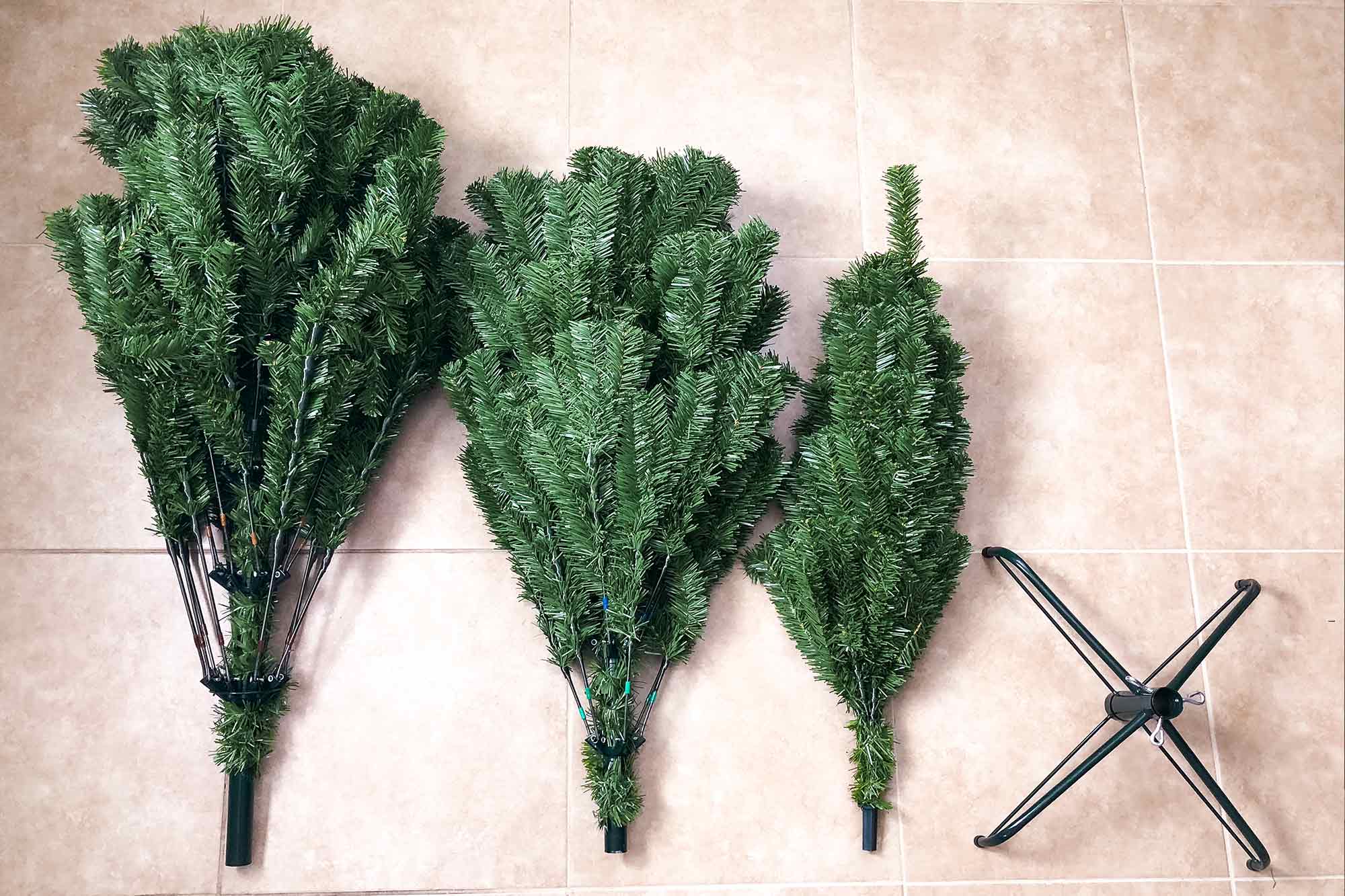 artificial christmas tree parts 