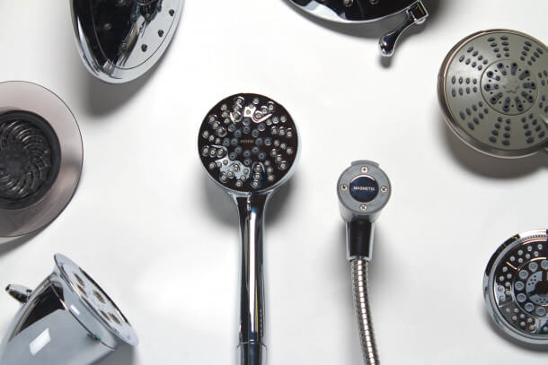 group photo of the best shower heads