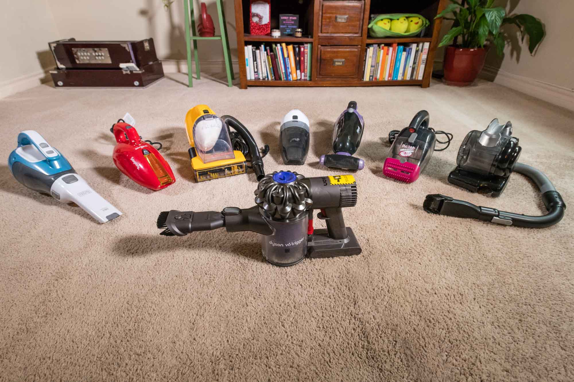 handheld vacuums on carpet