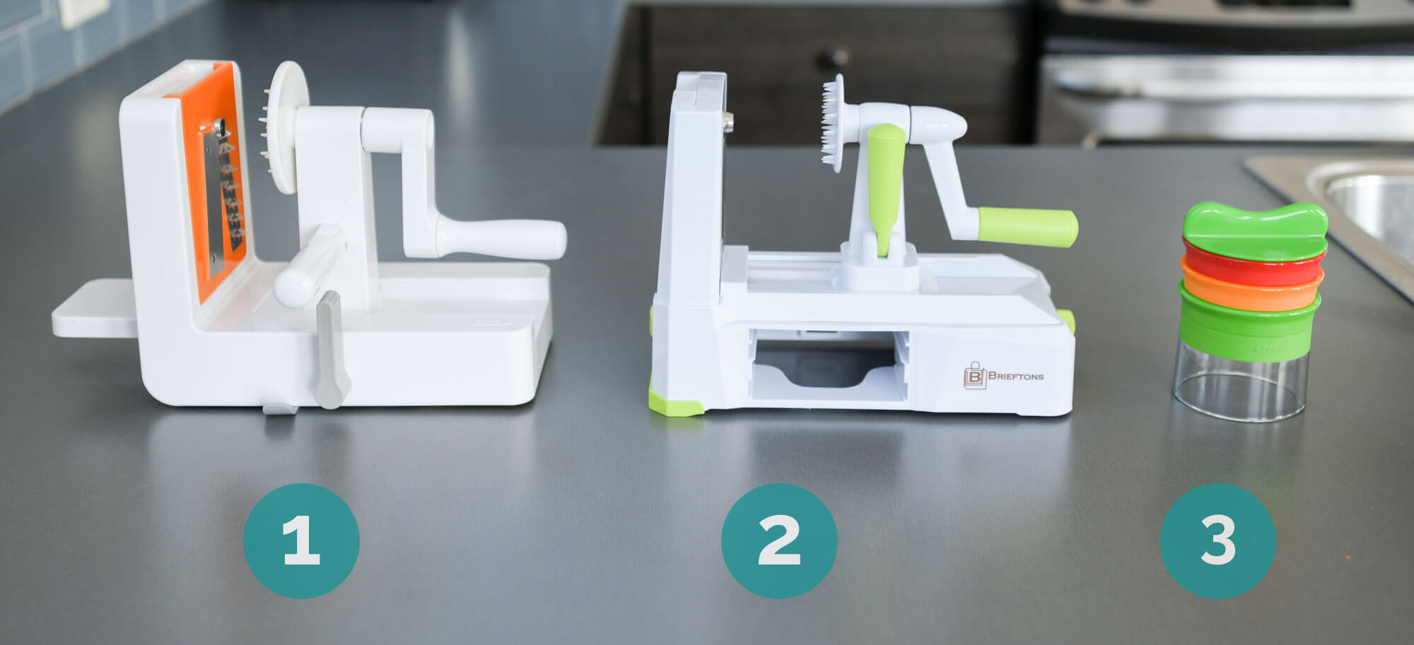 What is the Best Vegetable Spiralizer: OXO Good Grips vs. Spiralizer  Ultimate vs. Veggie Bullet Electric - The Produce Nerd