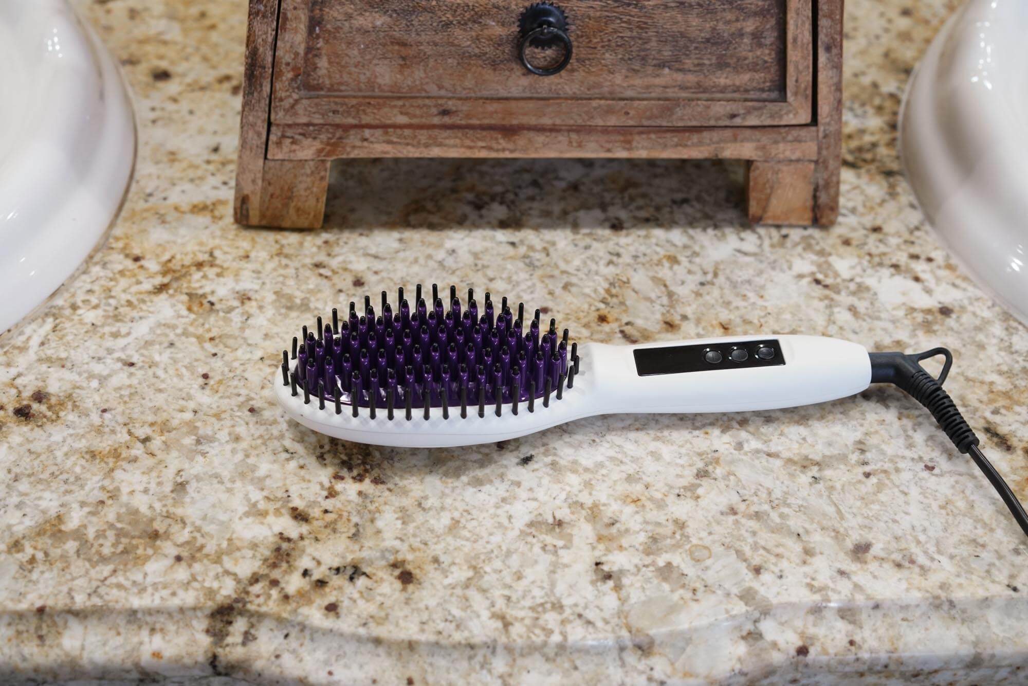 Instamagic ceramic hair deals straightening brush reviews