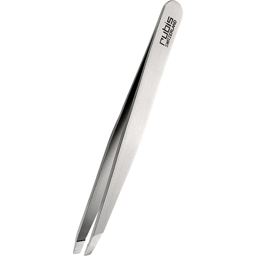 Curved Point Tweezers for Crafts - Stainless Steel 4.5 Long