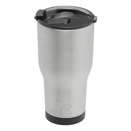 SWISS+TECH 30 oz Tumbler Stainless Double Wall Vacuum Insulated Tumbler with Lid and Wide Mouth BPA Free White GYM & Daily Use for Travel