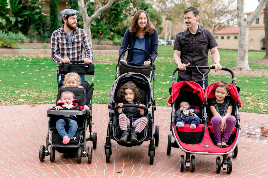 The Best Double Strollers Of 2022, Twin Strollers With Two Car Seats Side By