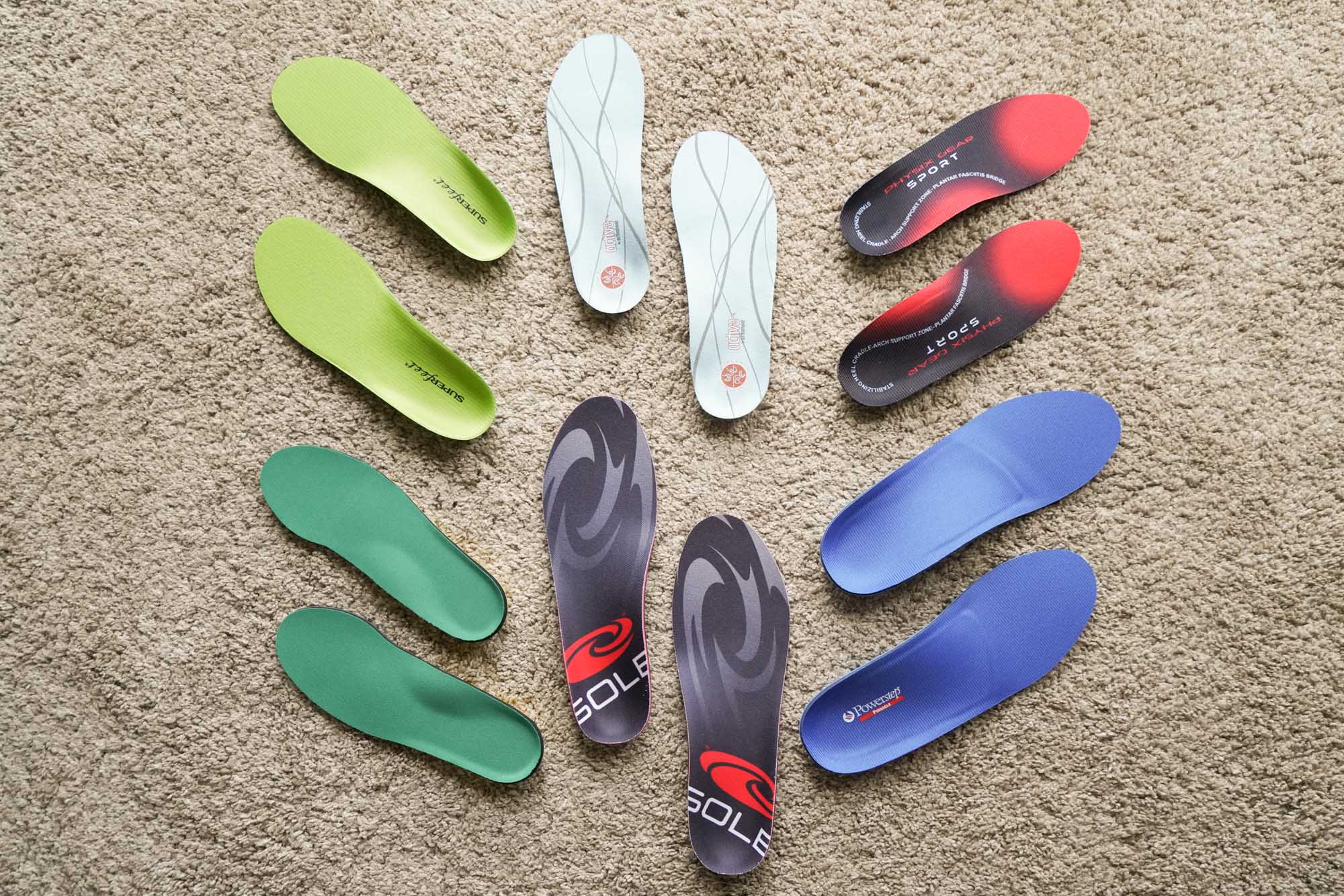 Superflex Insoles For Sore Cushioned Insole for Almost any Shoe With Arch Support & Heel Cup Aching Feet 