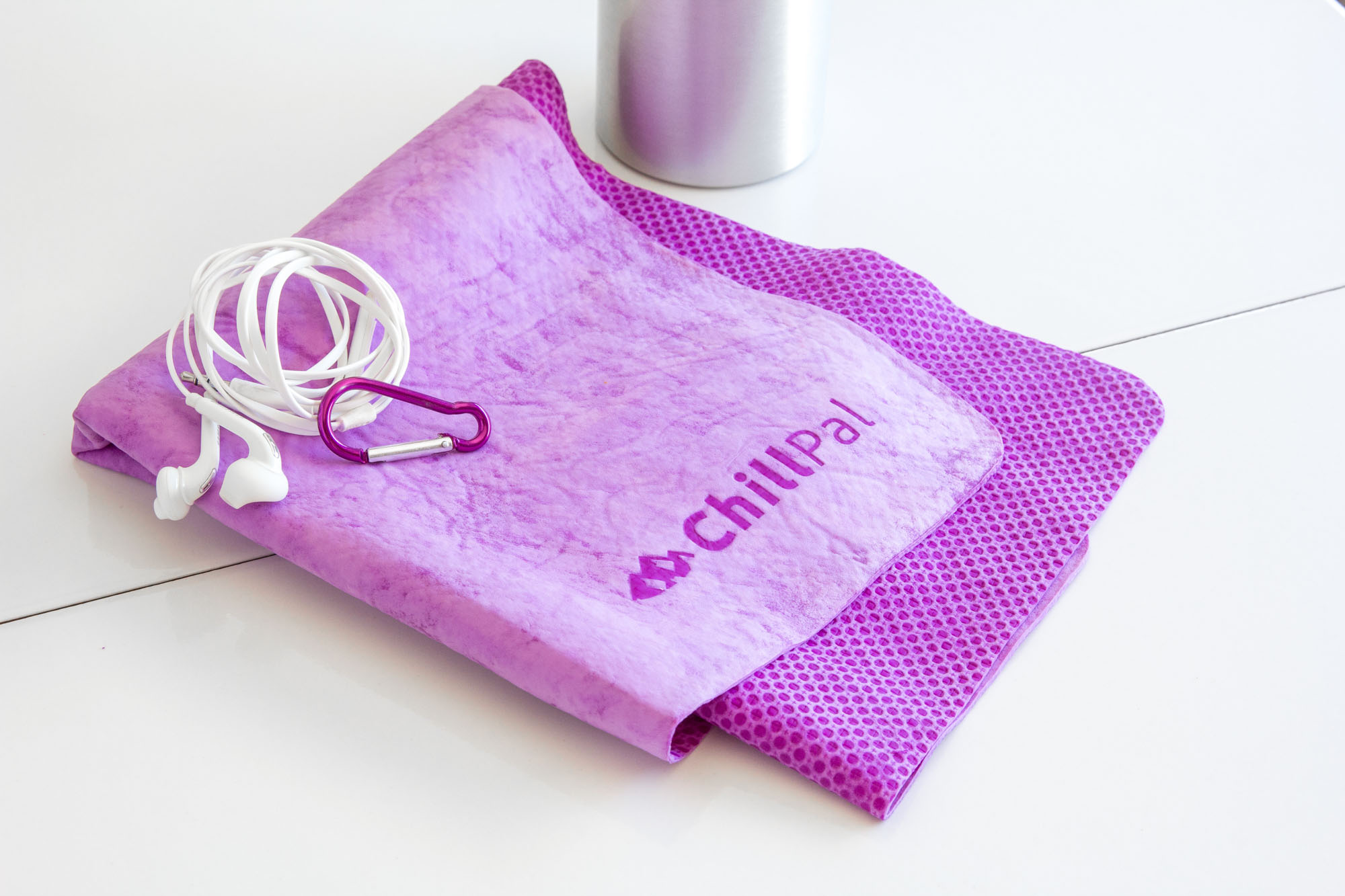 Vivitar Cooling Towel Purple And Pink Lot Of 2 