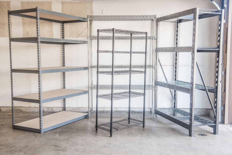 Muscle Rack 5 Shelf Steel Shelving Unit Garage Home Storage Organizer Heavy Duty for sale online 