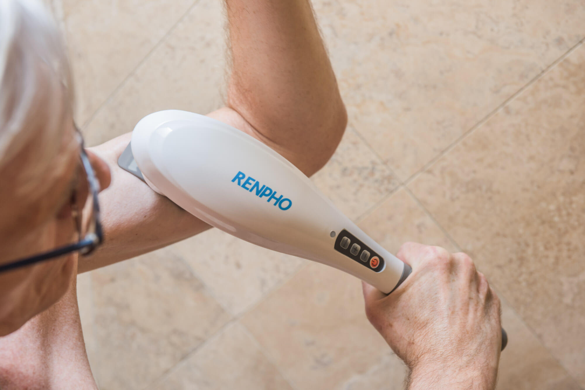 RENPHO Back Massager Handheld Rechargeable Hand Held Massage for