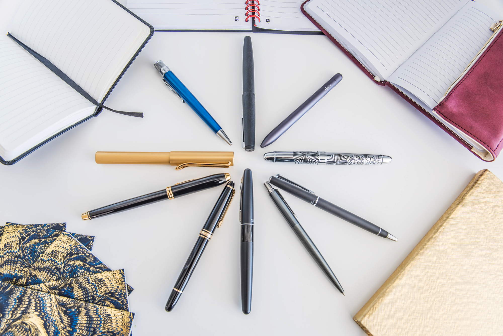 Details about   Duke Mentor Rollerball Pen Black & Snake Clip Writing Gift Pen Set 