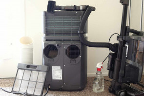 Cleaning an air conditioner