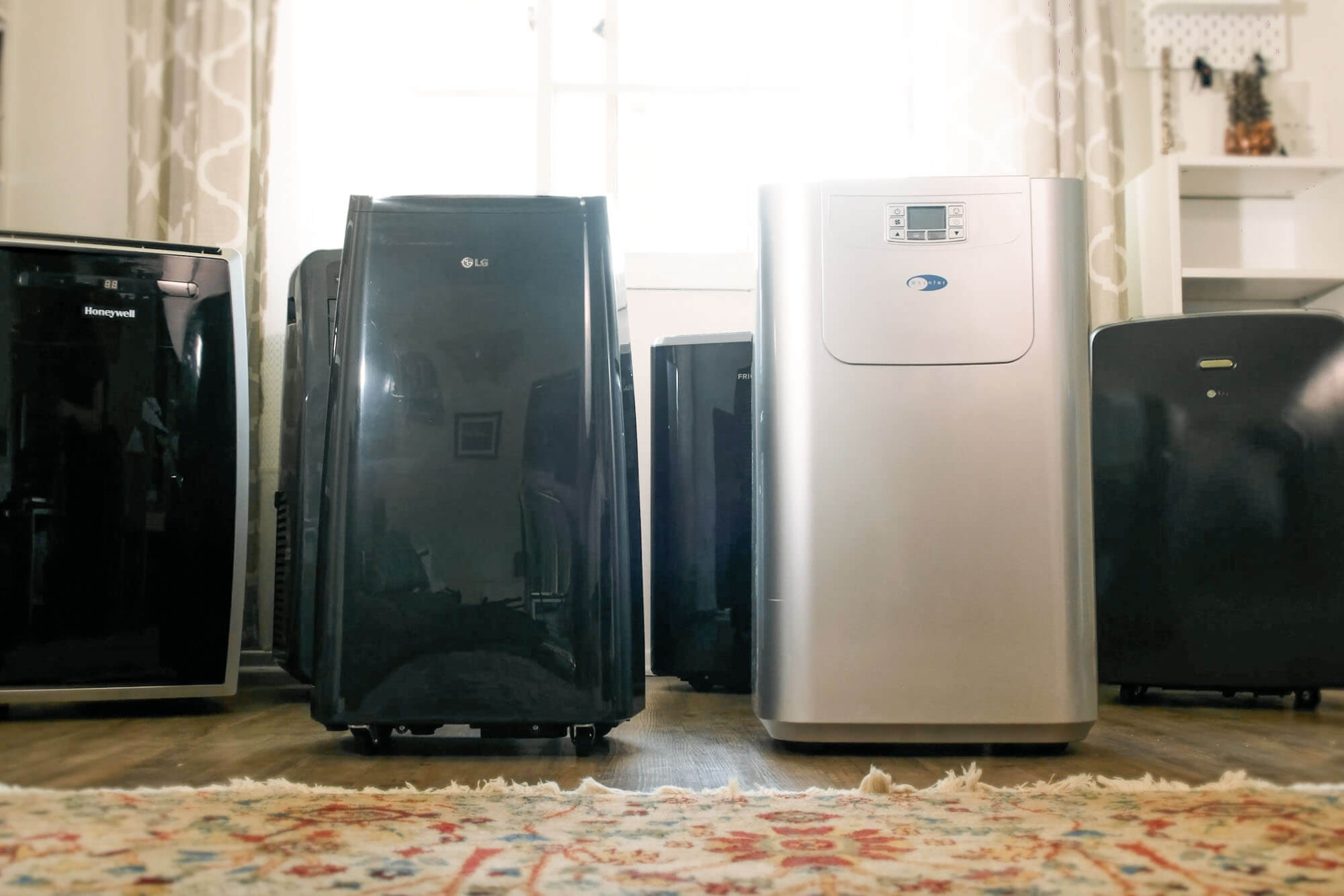 group of portable air conditioners