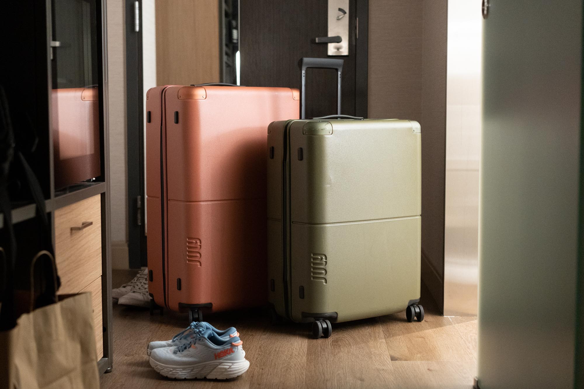 July rolling suitcases