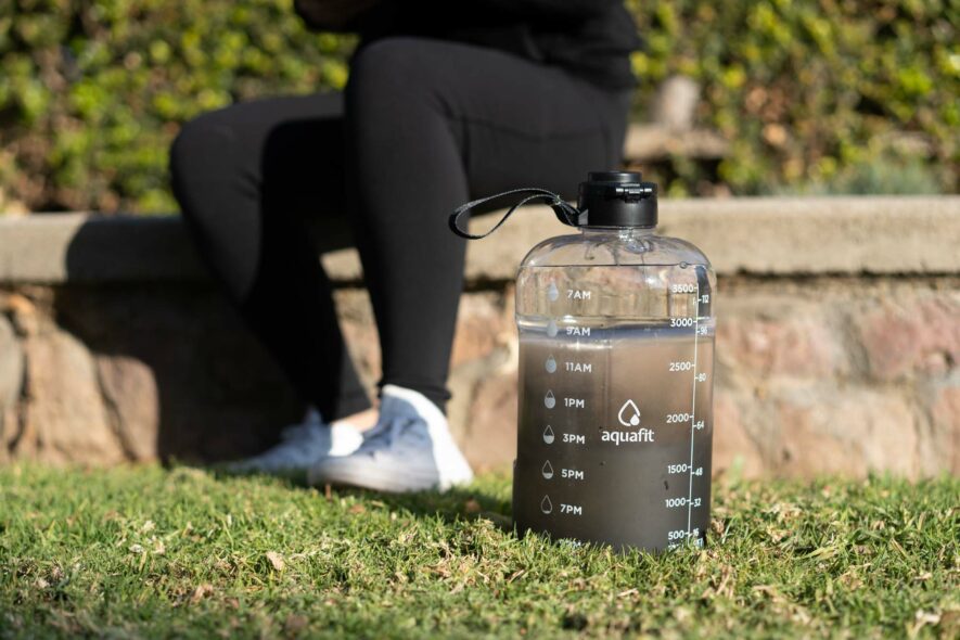 Aquafit plastic gallon bottle