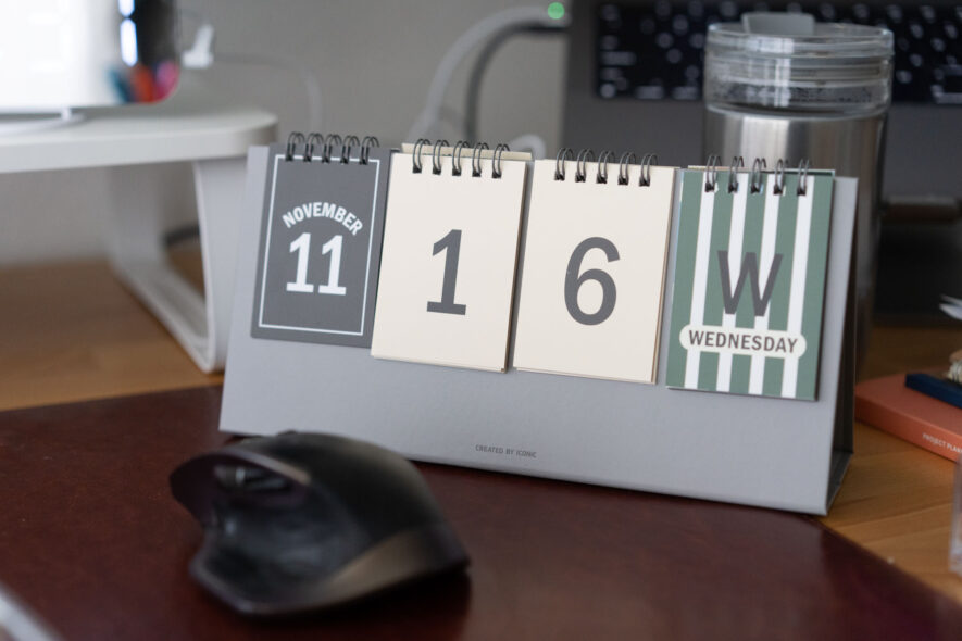 D-Day perpetual desk calendar