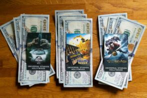 Universal Studios - Express Pass tickets and cash